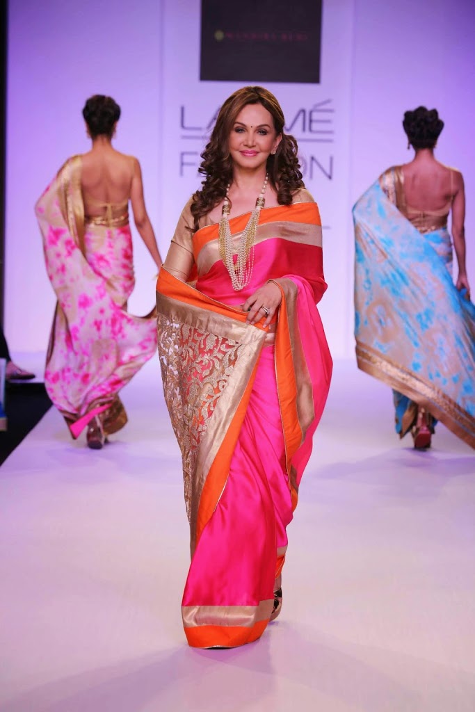 Jamuna-Pai-lakme-fashion-week-2014-summer-resort-collection-by-Mandira-Bedi