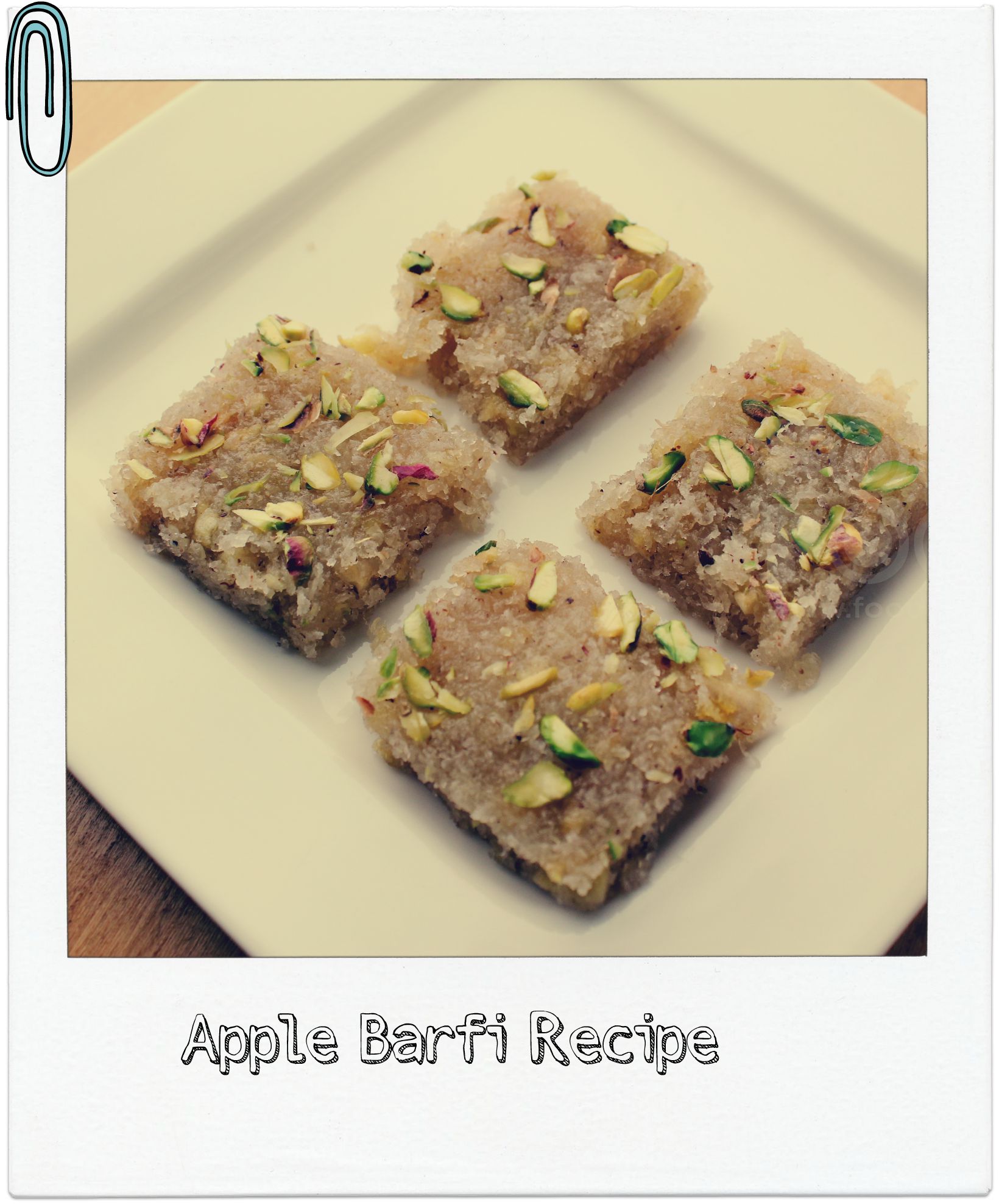 Apple Barfi recipe