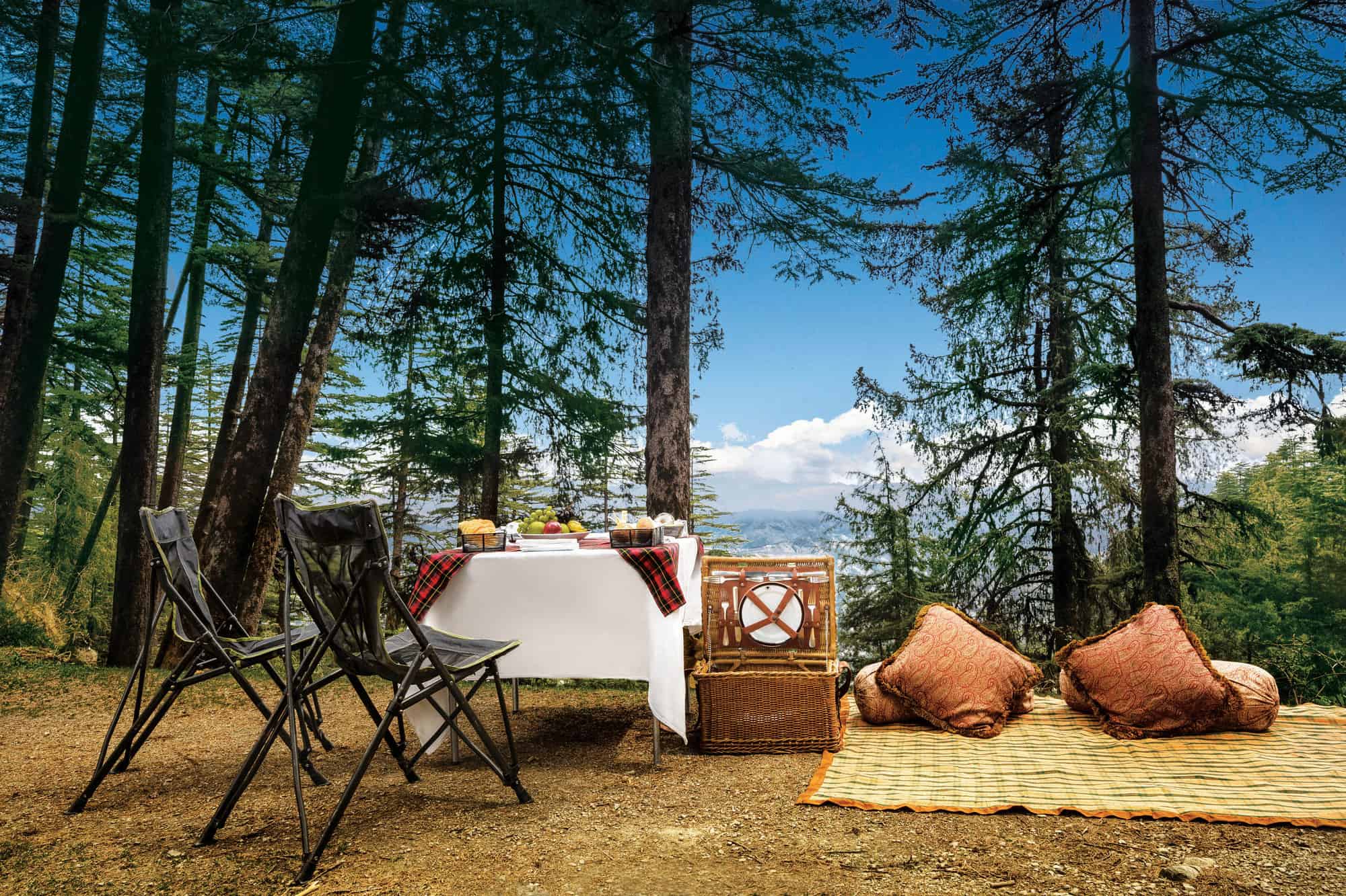Picnic at the Peak - Wildflower Hall, Shimla in the Himalayas, An Oberoi Resort