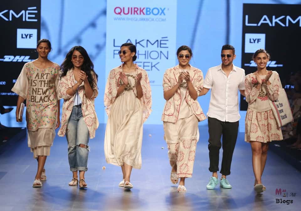 Quirkbox's Jayesh Sachdev and Rixi Bhatia on Day 1 at LFW SR 2016