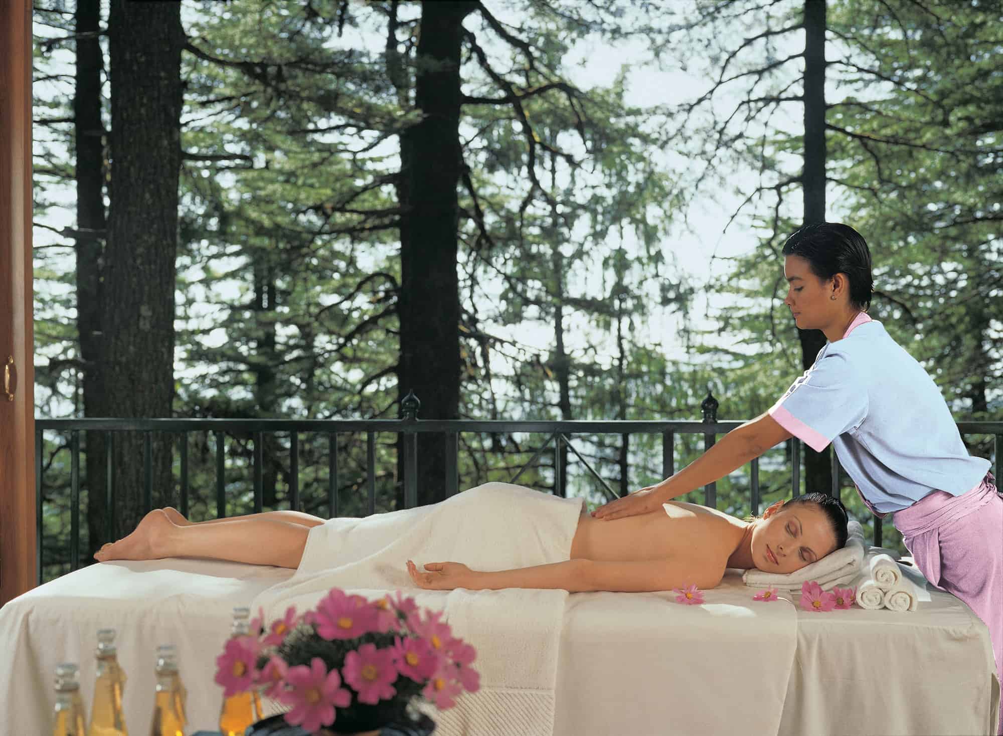 Spa Pavillion at The Oberoi Spa - Wildflower Hall, Shimla in the Himalayas 01