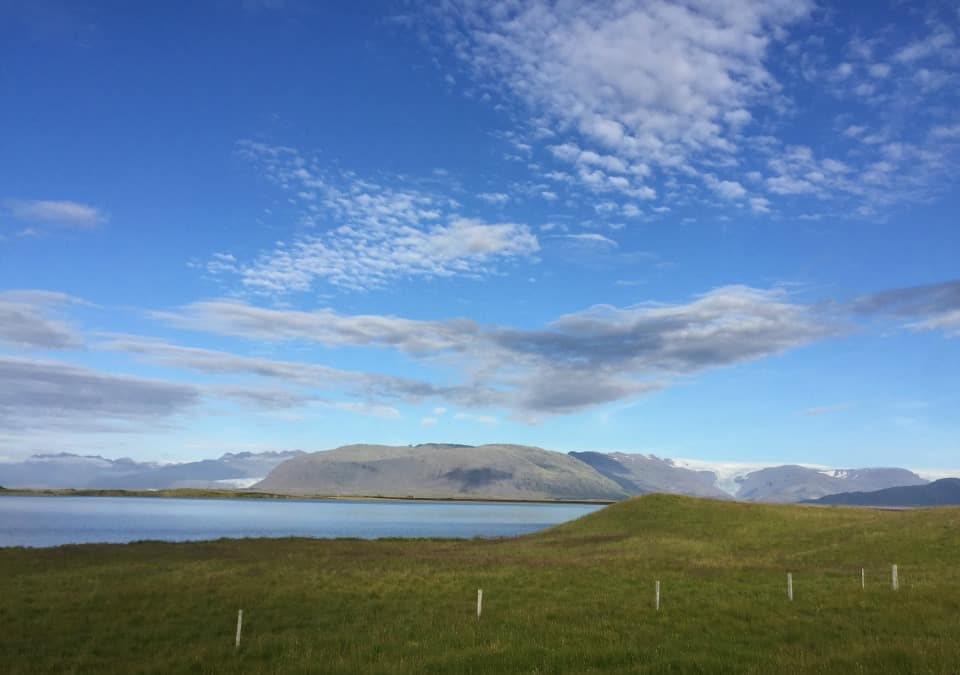 Beautiful summer landscape of Iceland