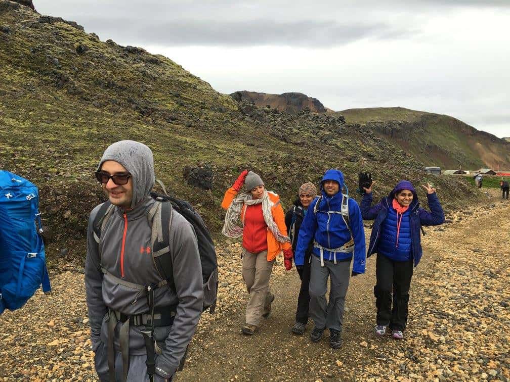 Iceland Trek Day 1 of Landmannalagaur trail
