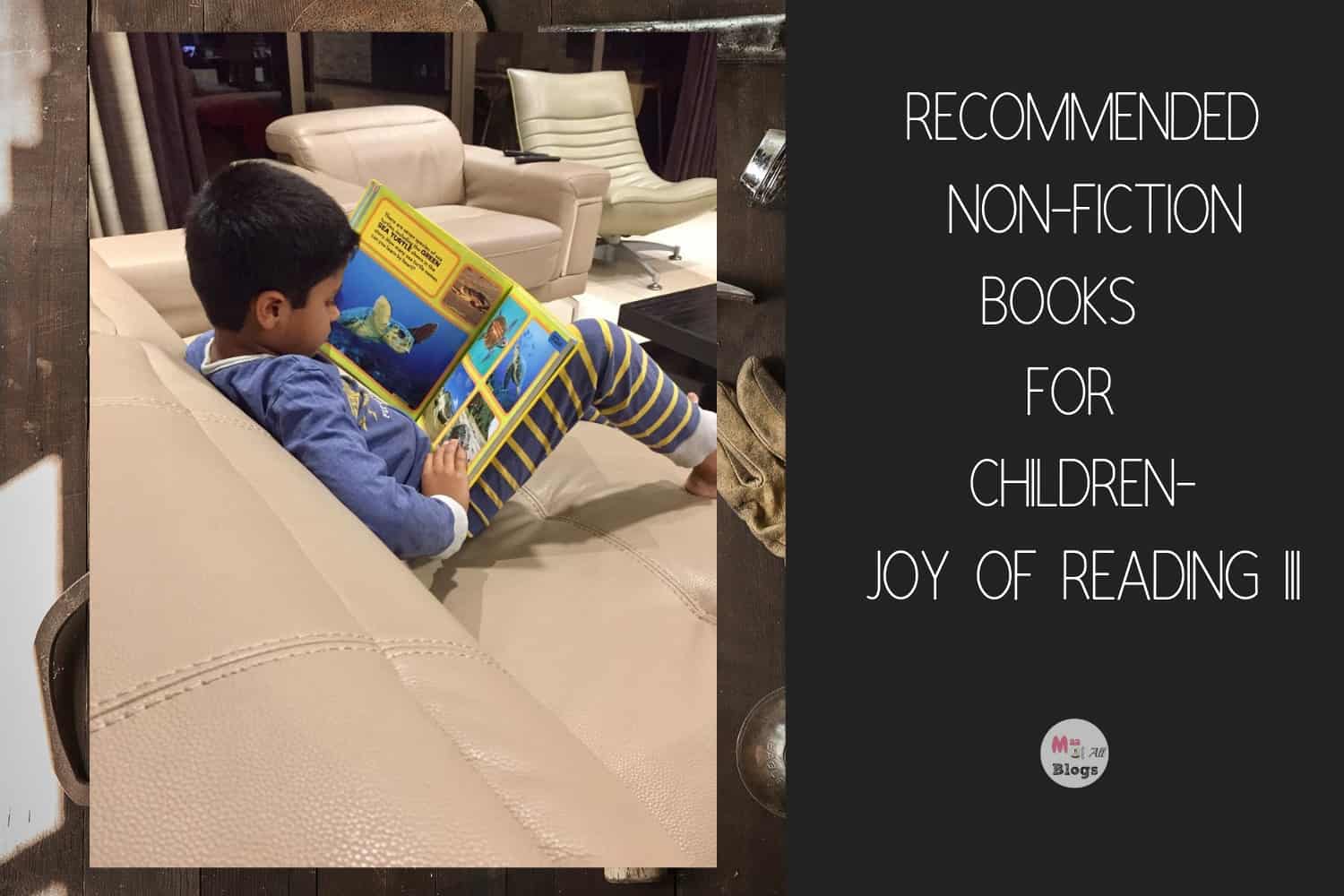 Recommended Non-Fiction Books for Children