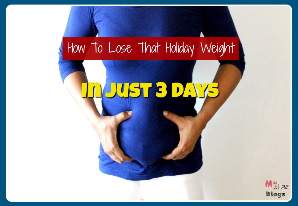 How To Lose That Extra Holiday Weight In Just 3 Days!!