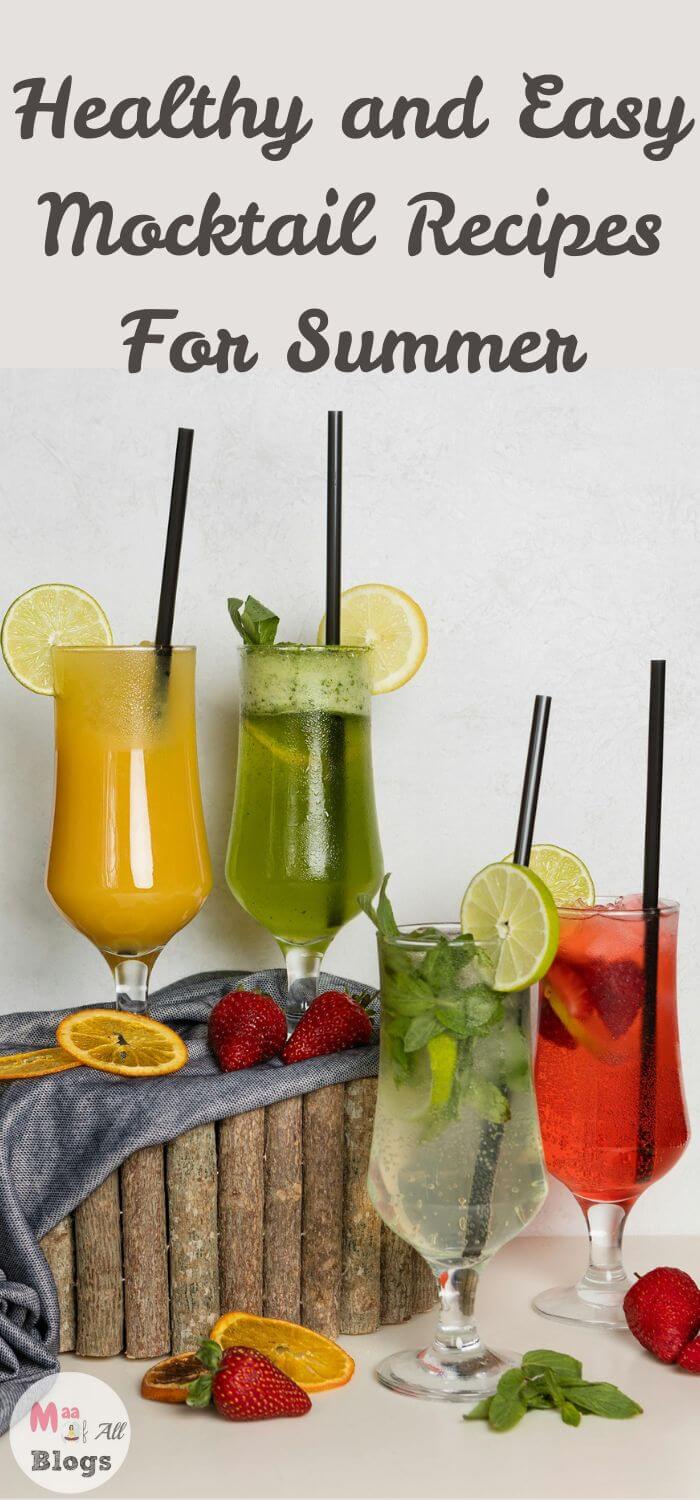 Here are some healthy mocktail recipes that are easy to make and perfect for the entire family to enjoy, from toddlers to grandparents!
