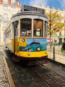 28 number heritage Tram Lisbon