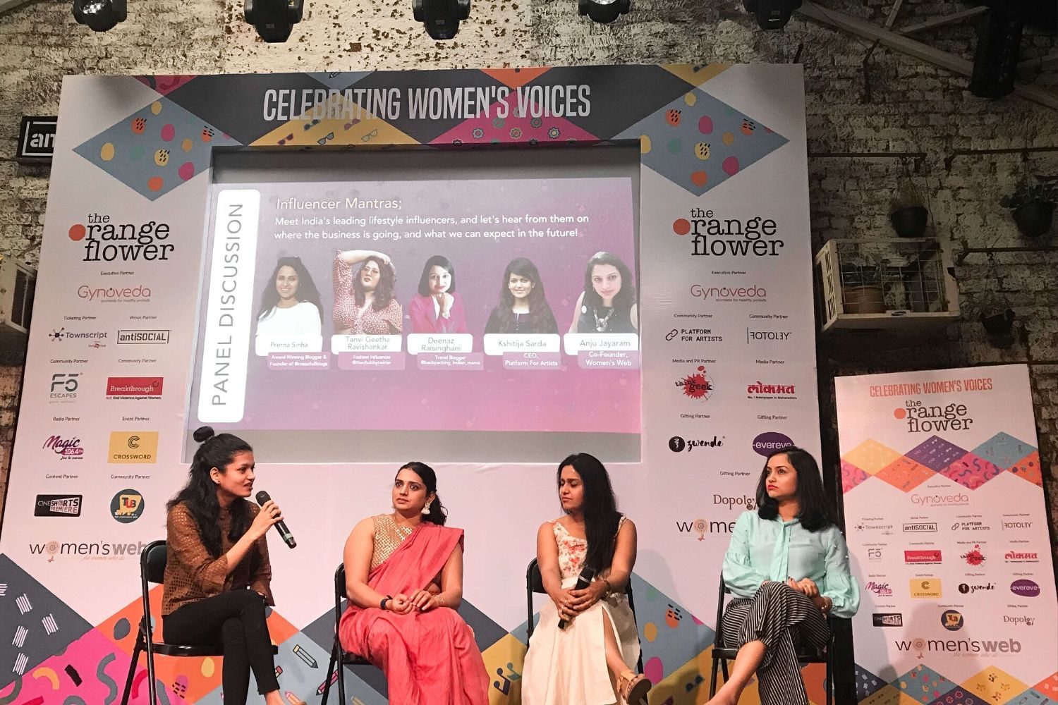 Maa Of All Blogs on the Panel on Influencer Mantras At the Orange Flower Festival 2020