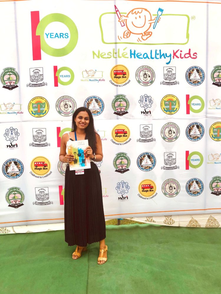 Me at Ludhiana to celebrate 10 years of Nestle Kids Campaign