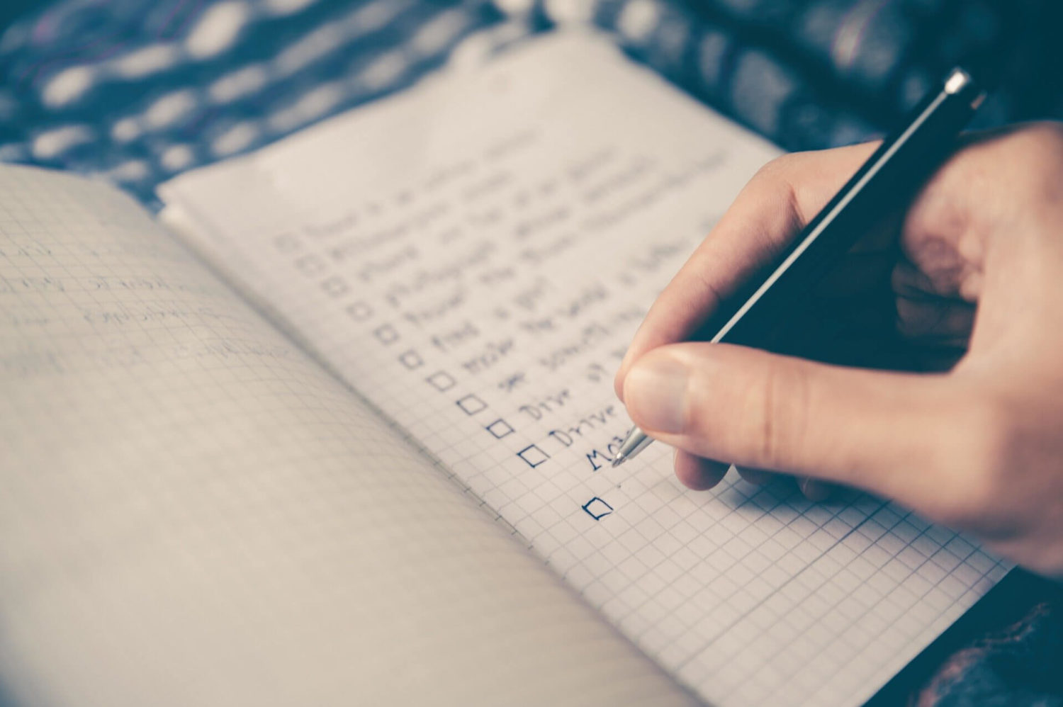 Making Lists Keeps You Organised