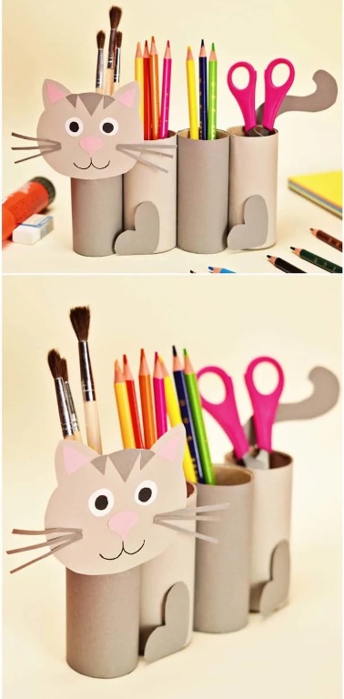 Here are some awesome Eco-Friendly Craft Ideas you can make by upcycling or recycling items you already have lying around the house!