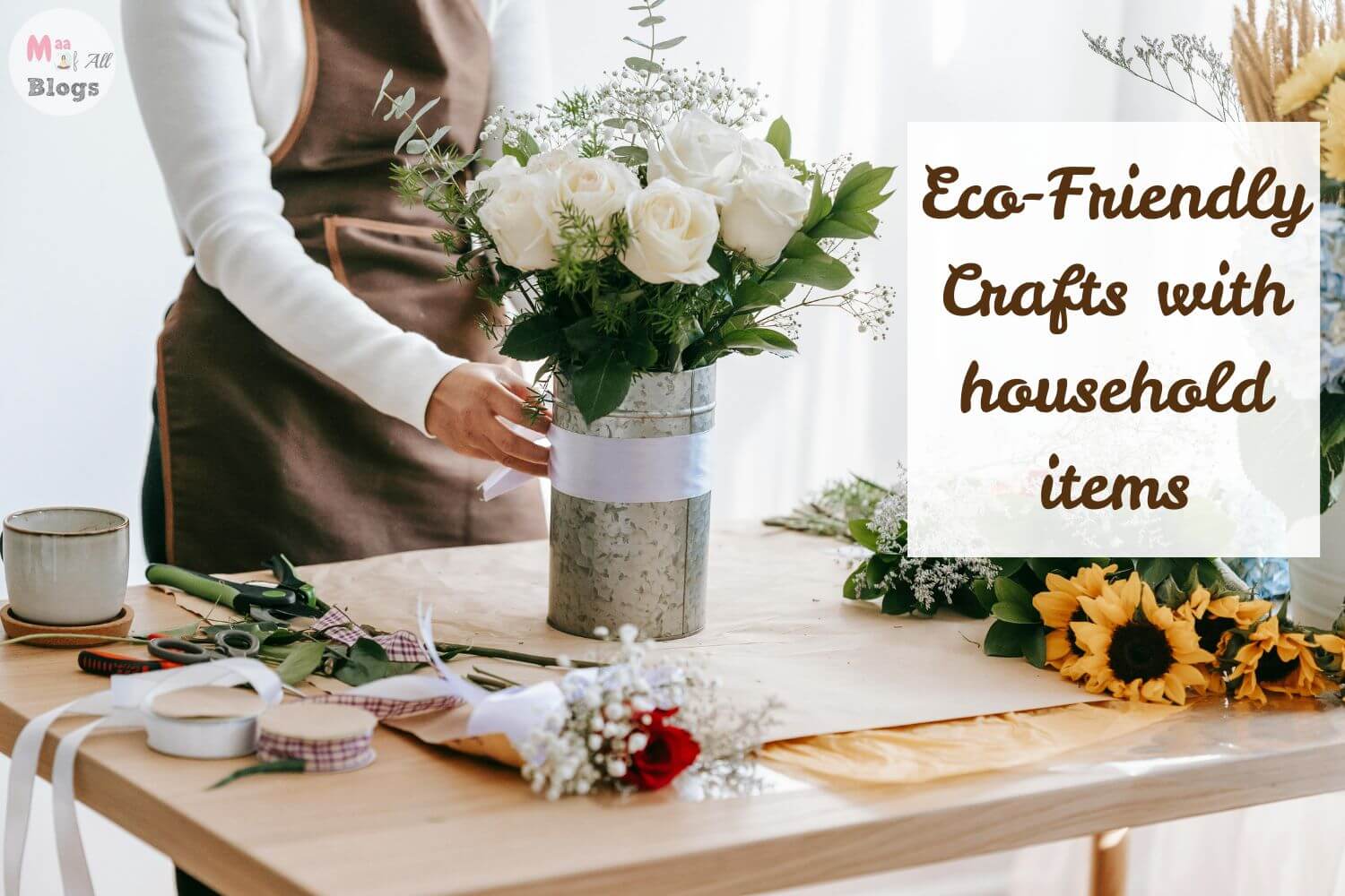 Here are some awesome Eco-Friendly Craft Ideas you can make by upcycling or recycling items you already have lying around the house!