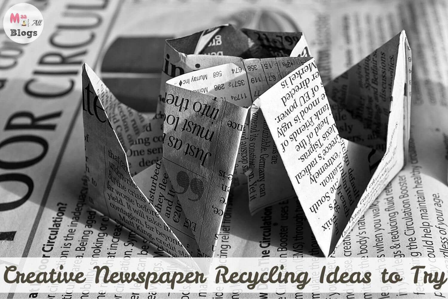 Make the most of those old newspapers lying around with these fun newspaper recycling ideas! Creative, low-effort and plain genius!